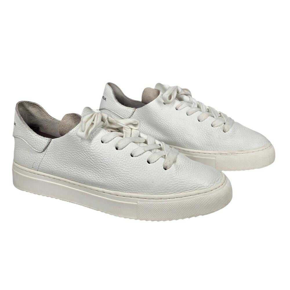 SAM EDELMAN POPPY ACTIVE LEATHER SNEAKERS – WHITE – WOMEN’S US SIZE 8M